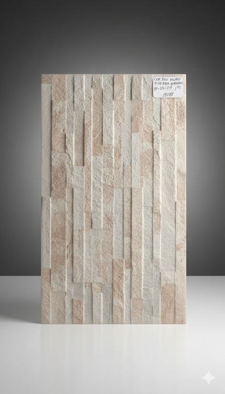 CERÁMICO REVEST.MURO PIEDRA NATURAL 1º 31X53