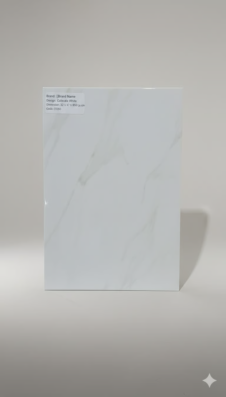 CERAMICO CALACATA BRILLANTE 1º 32X47