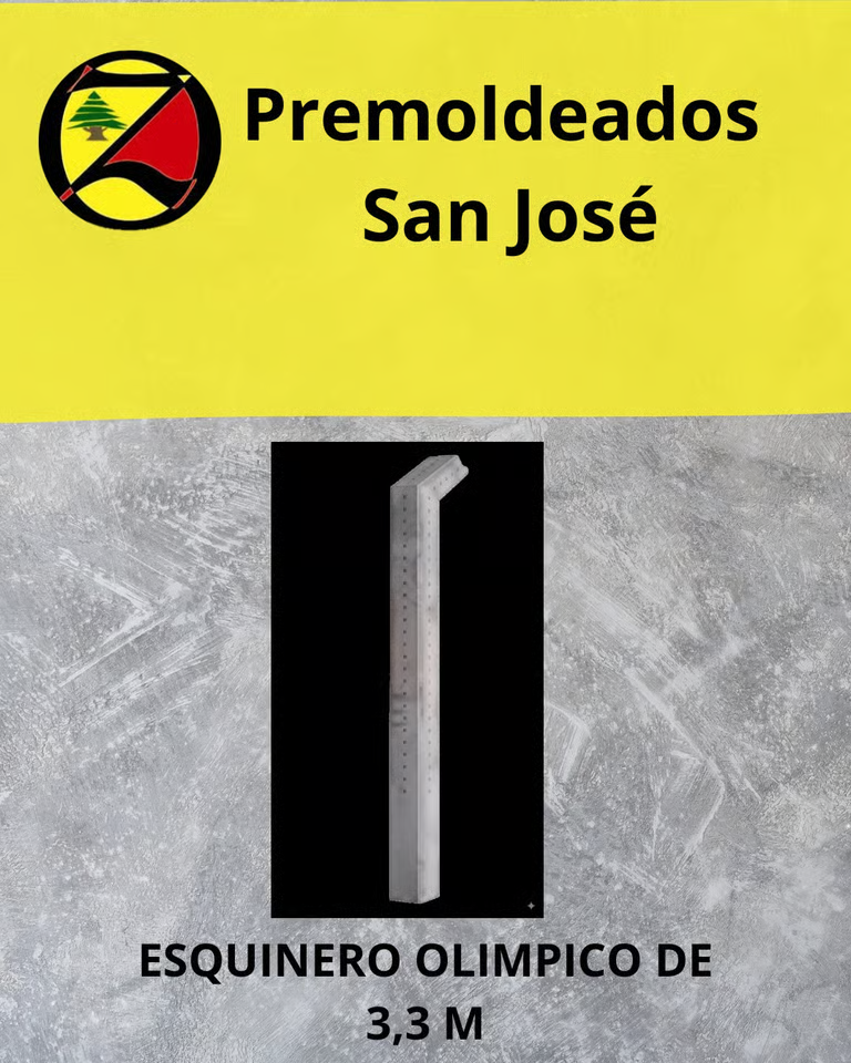 Esquinero olímpico de 3,3 mts