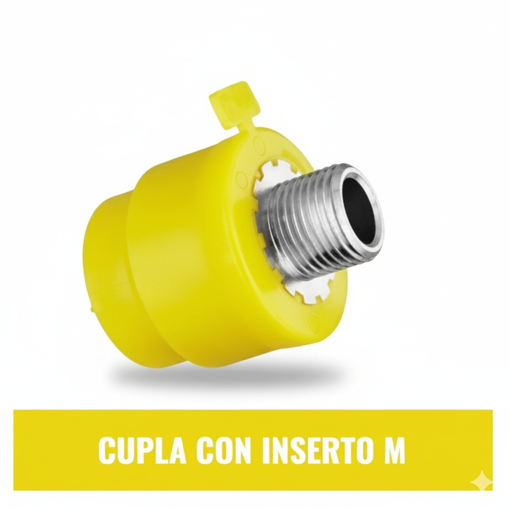 VANTEC CUPLA C/INSERTO M 20X1/2 P/GAS