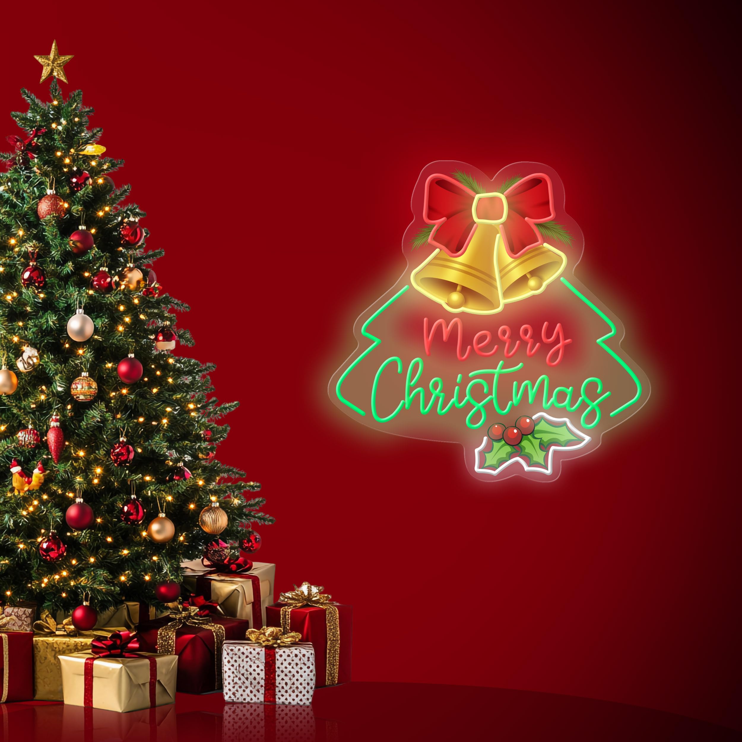 Christmas Neon Sign, 16"x16"