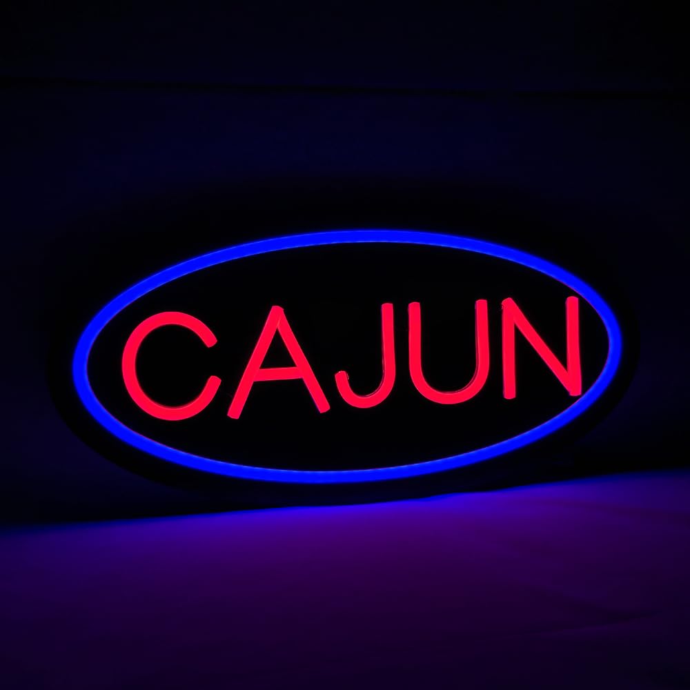 LED Cajun Neon Sign, 16"x8"