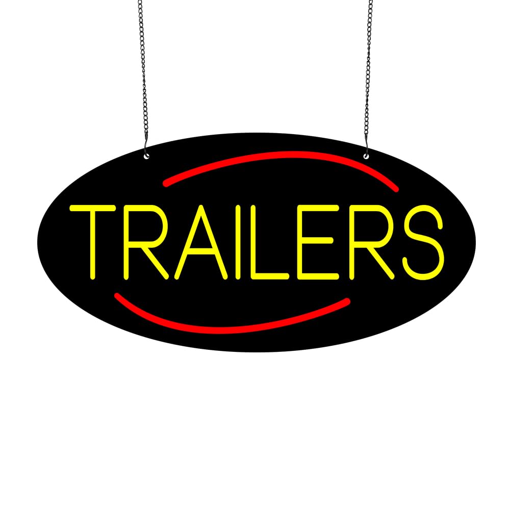 Led Trailers Neon Sign, 20"x10"