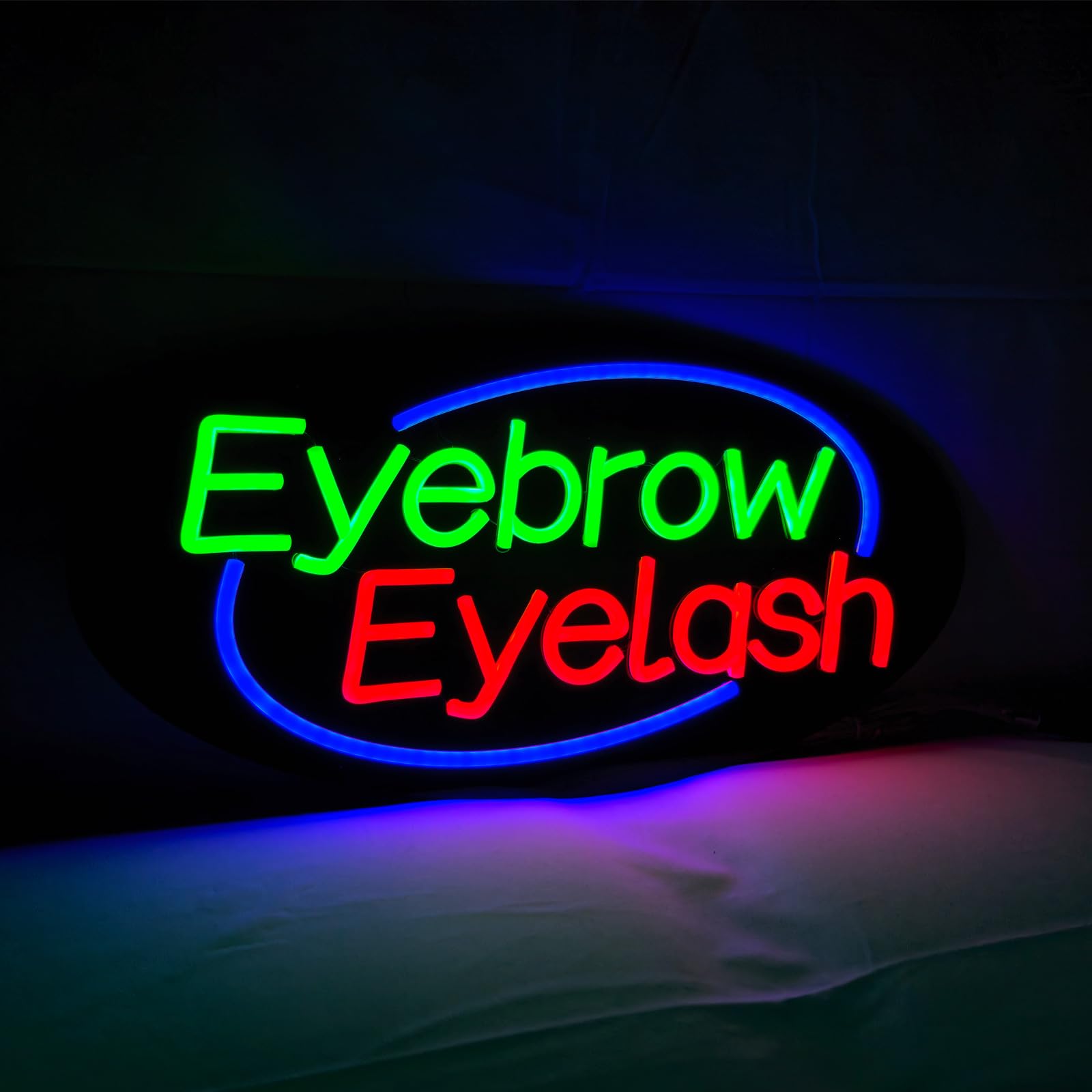 Eyebrow Eyelash LED Neon Sign, 20"x10"