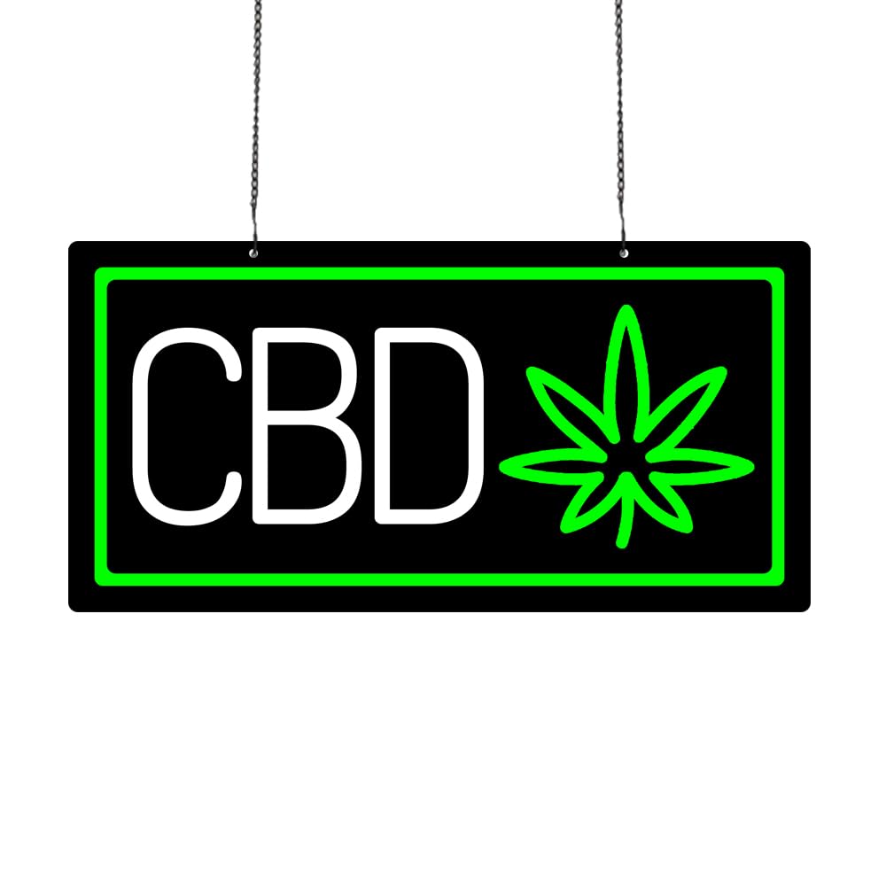 LED CBD Neon Sign, 20"x10"