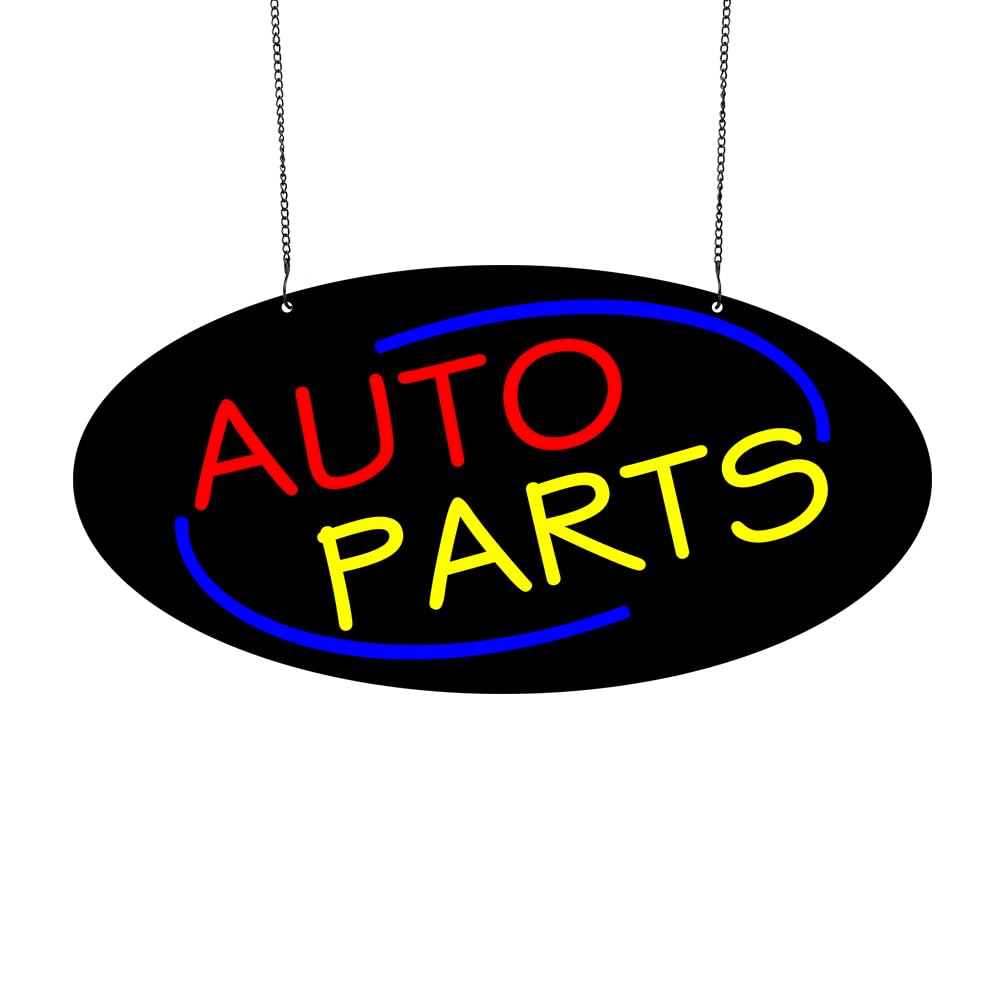 Led Auto Parts Neon Sign, 20"x10"