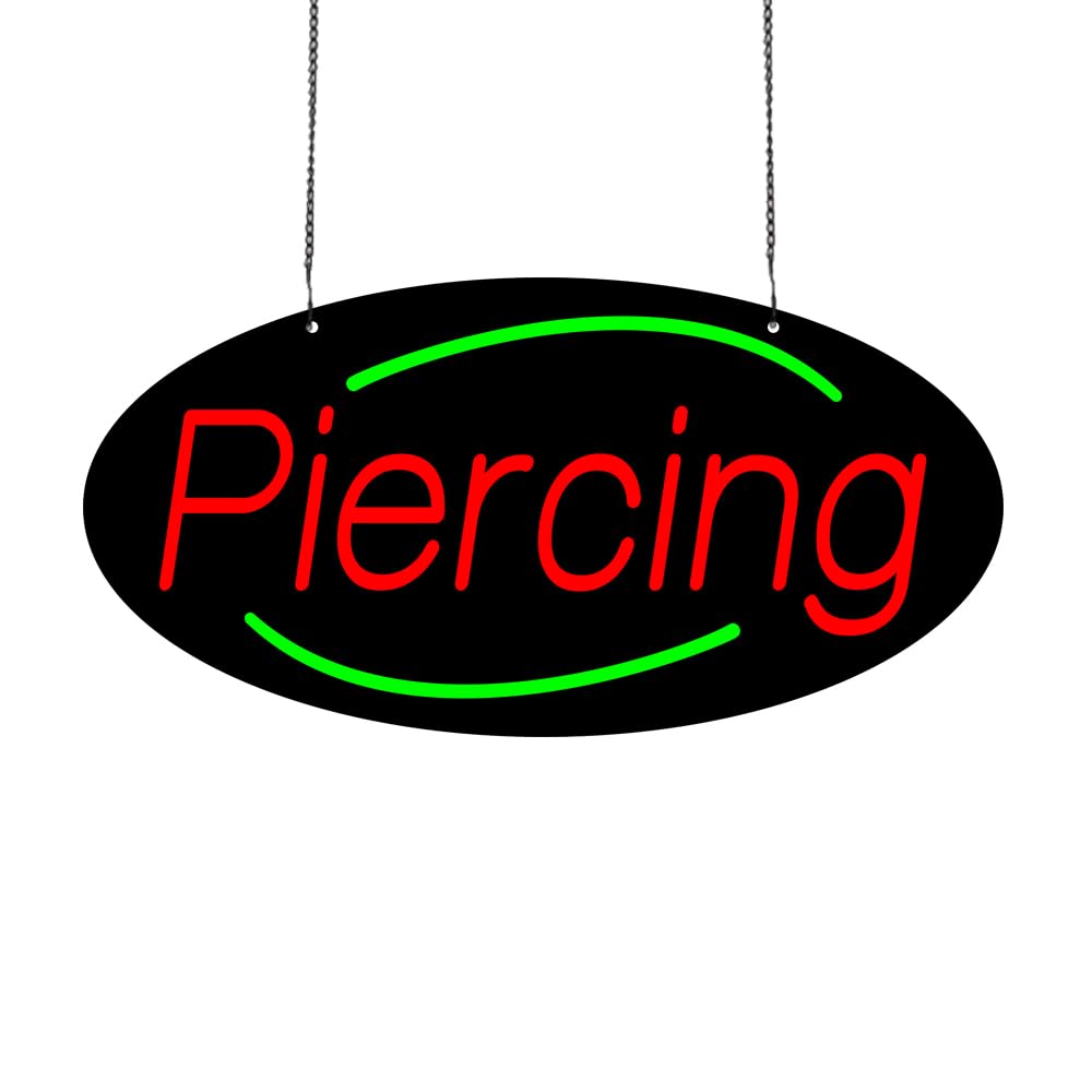 LED Piercing Neon Sign, 20"x10"