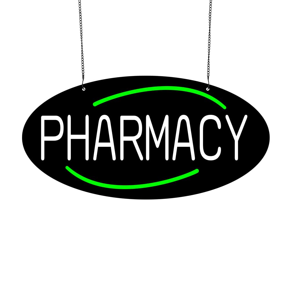 LED Pharmacy Neon Sign, 20"x10"