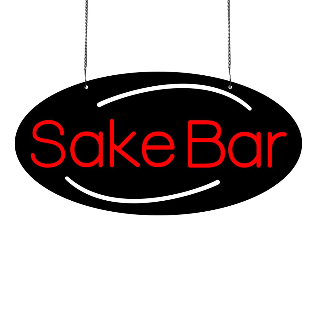 Led Sake Bar Neon Sign, 20"x10"