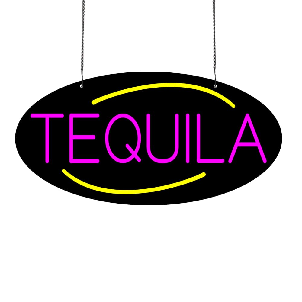 LED Tequila Neon Sign, 20"x10"