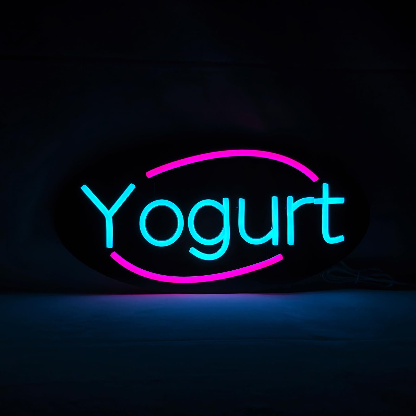Led Yogurt Neon Sign, 16"x8"