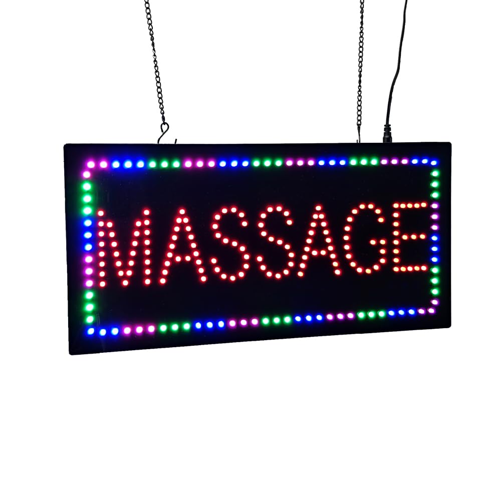 LED Massage Sign, 19"x9.5"