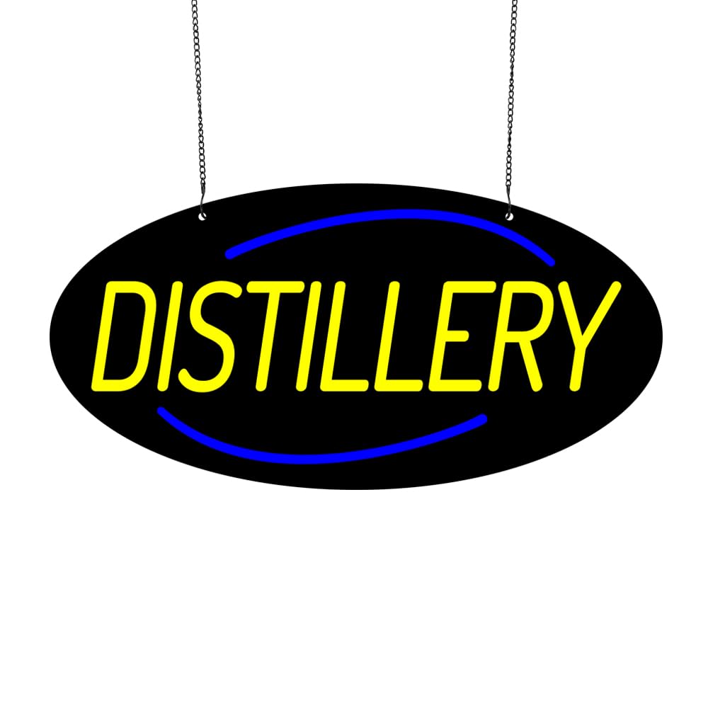 LED Distillery Neon Sign, 20"x10"