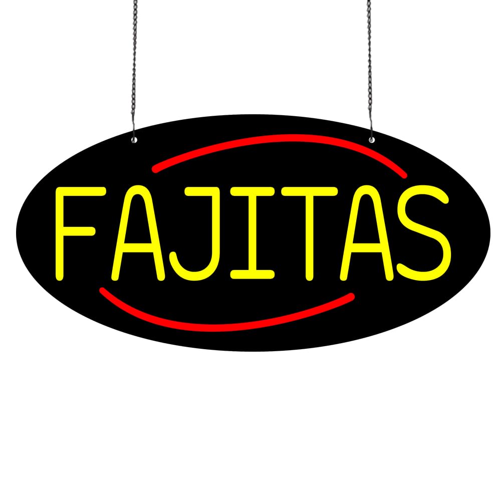 LED Fajitas Neon Sign, 20"x10"