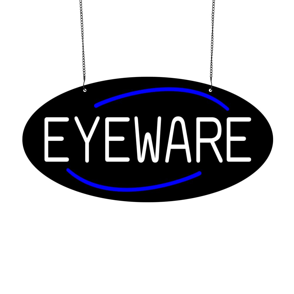 Led Eyeware Neon Sign, 20"x10"