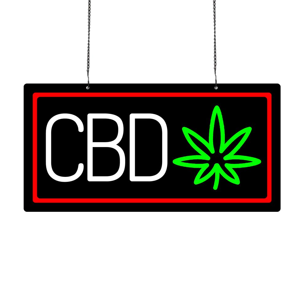 Led CBD Neon Sign, 20"x10"