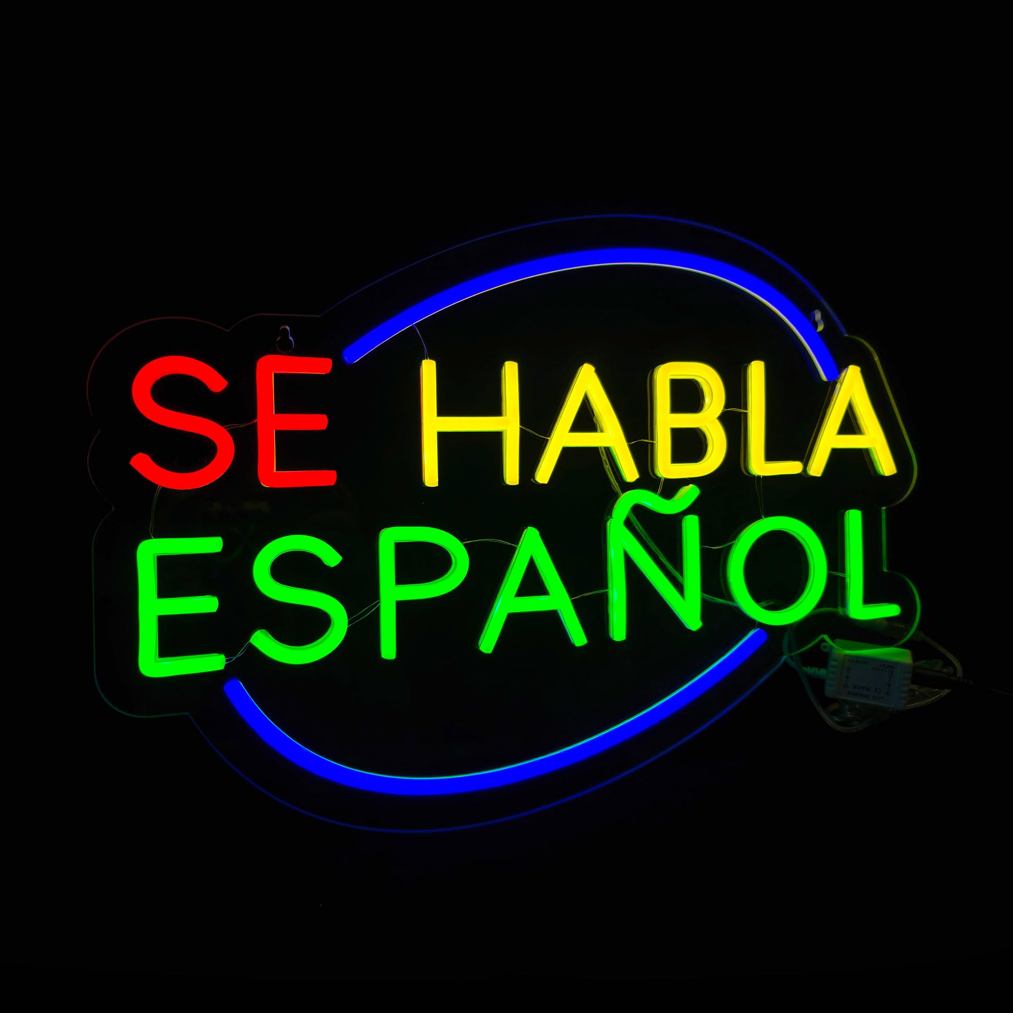 LED Se Habla Español Neon Sign, 20"x14"