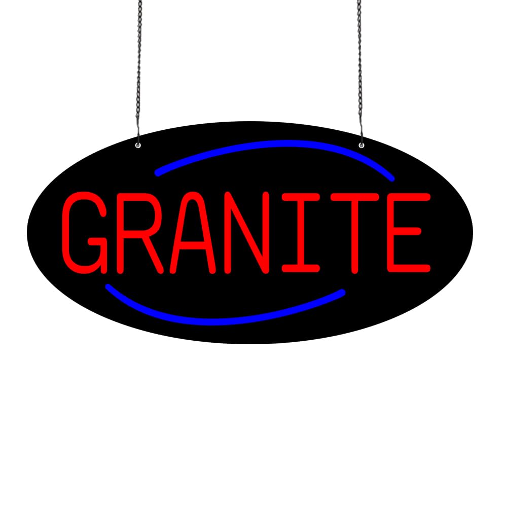 LED Granite Neon Sign, 20"x10"