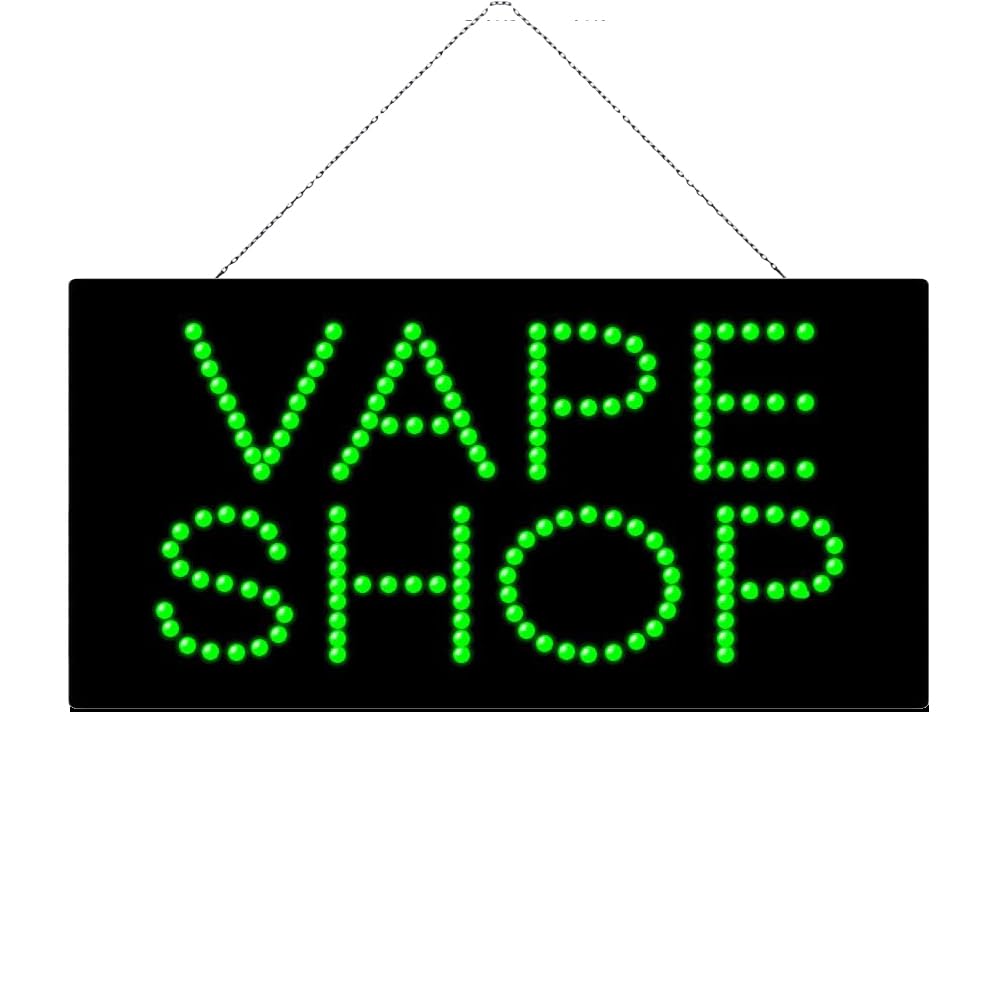 Led Vape Shop Sign, 24"x12"