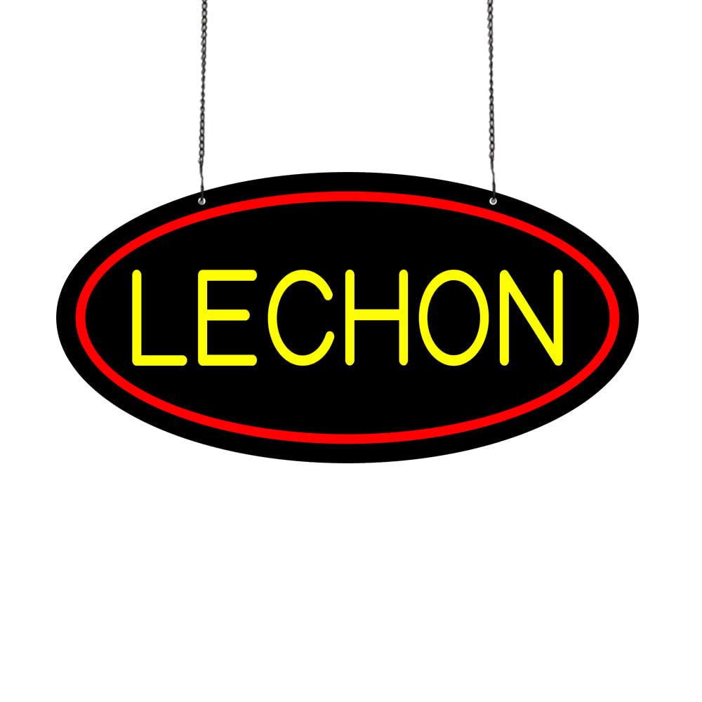 LED Lechon Neon Sign, 20"x10"