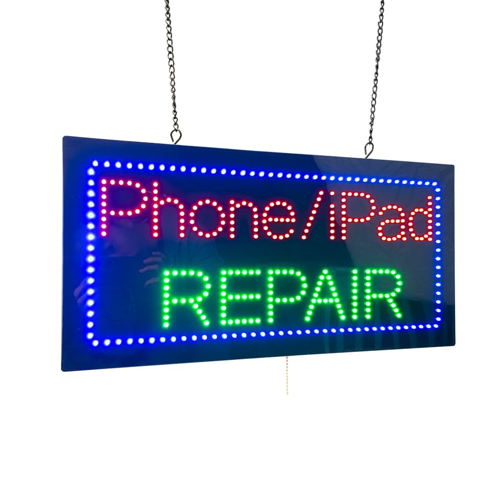 LED Phone Pad Repair Sign, 24"x12"