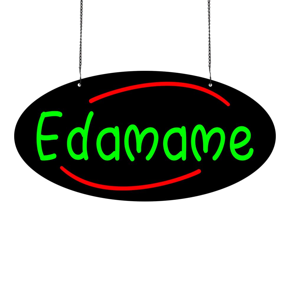 LED Edamame Neon Sign, 20"x10"