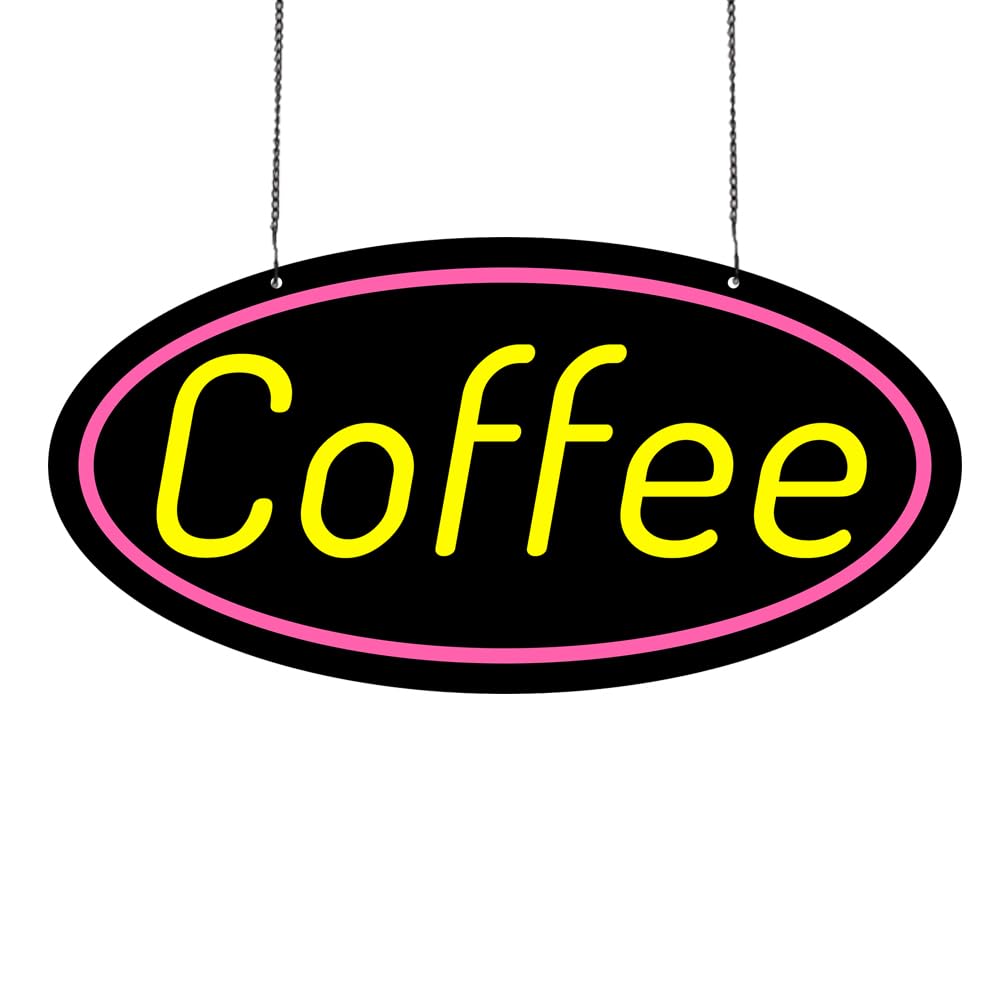 Led Coffee Neon Sign, 16"x8"
