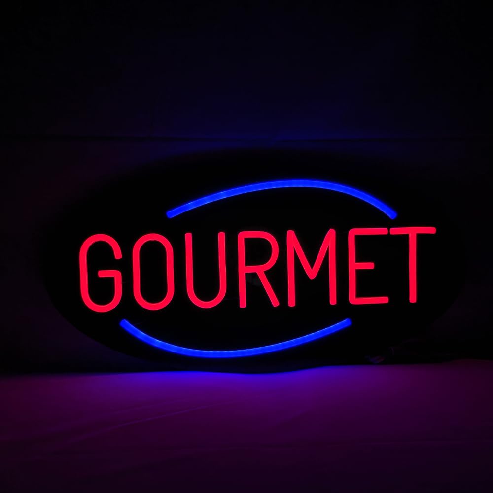LED Gourmet Neon Sign, 20"x10"