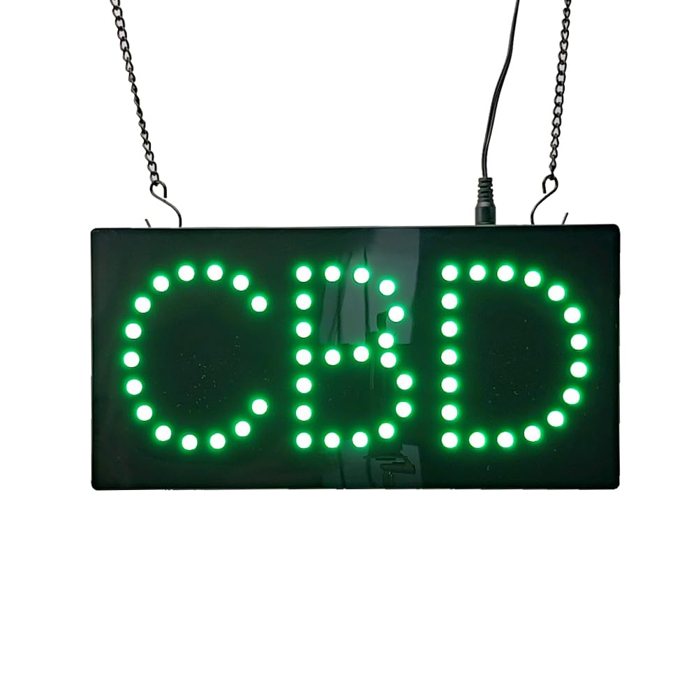 LED CBD Sign, 12"x6"
