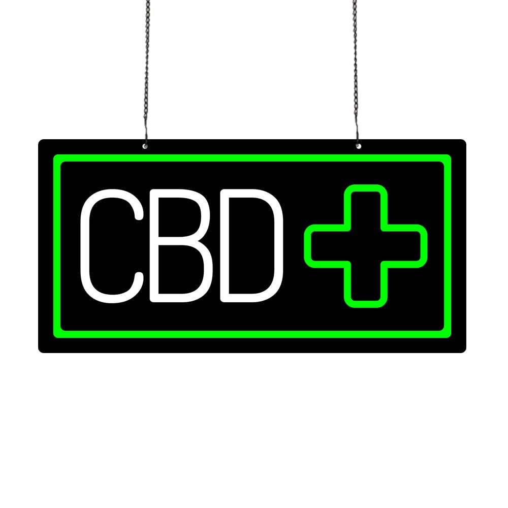 LED CBD Neon Sign, 20"x10"
