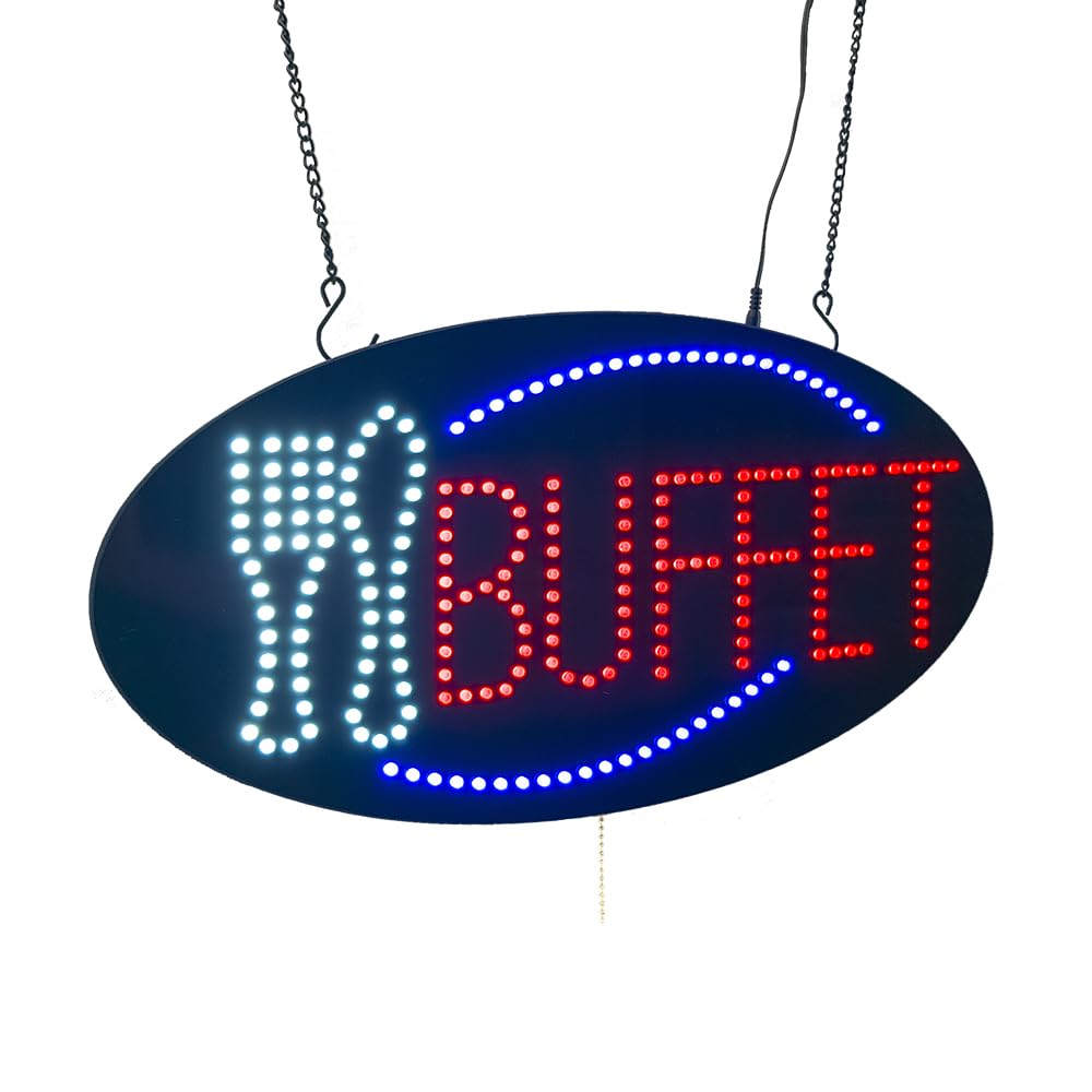 Led Buffet Sign, 19"x9.5"