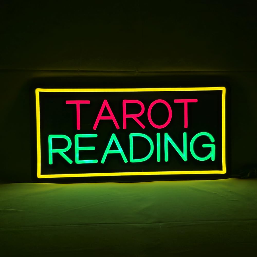 LED Tarot Reading Neon Sign, 20"x10"