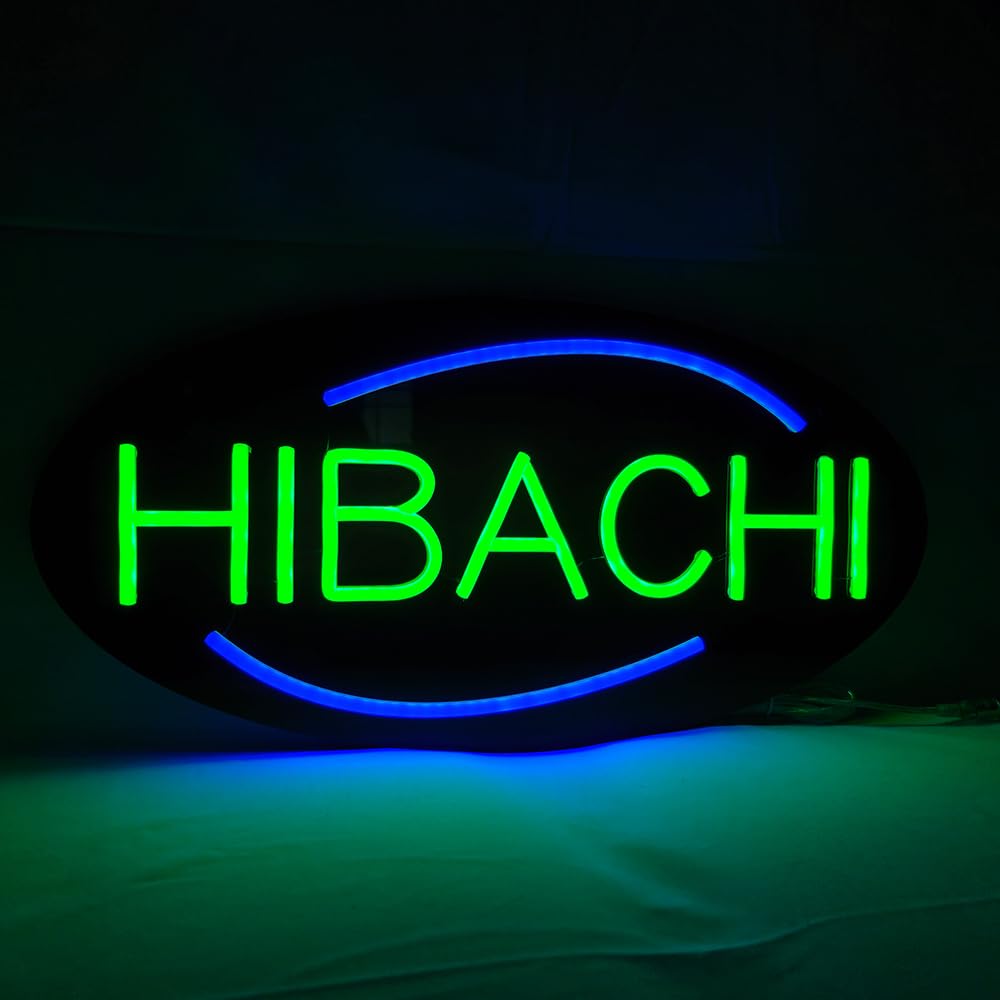 LED Hibachi Neon Sign, 20"x10"