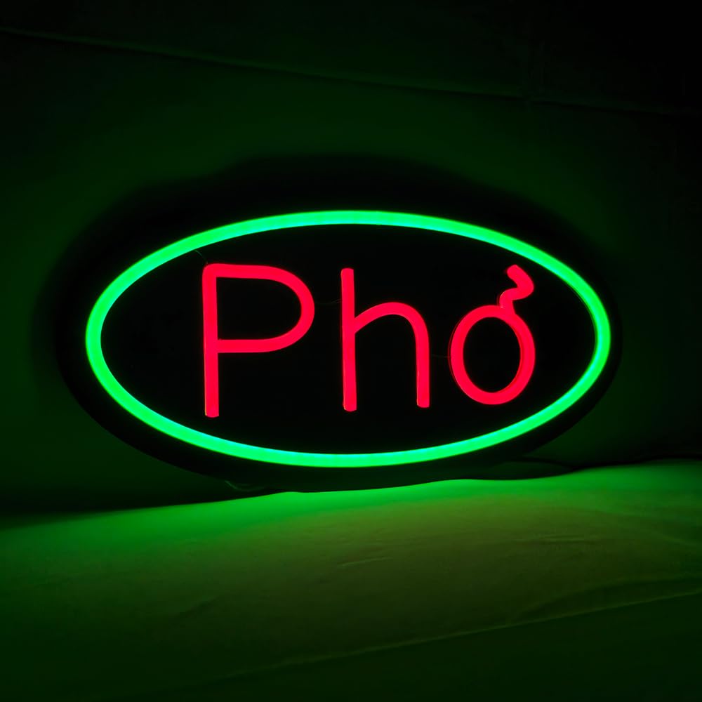 LED Pho Neon Sign, 16"x8"