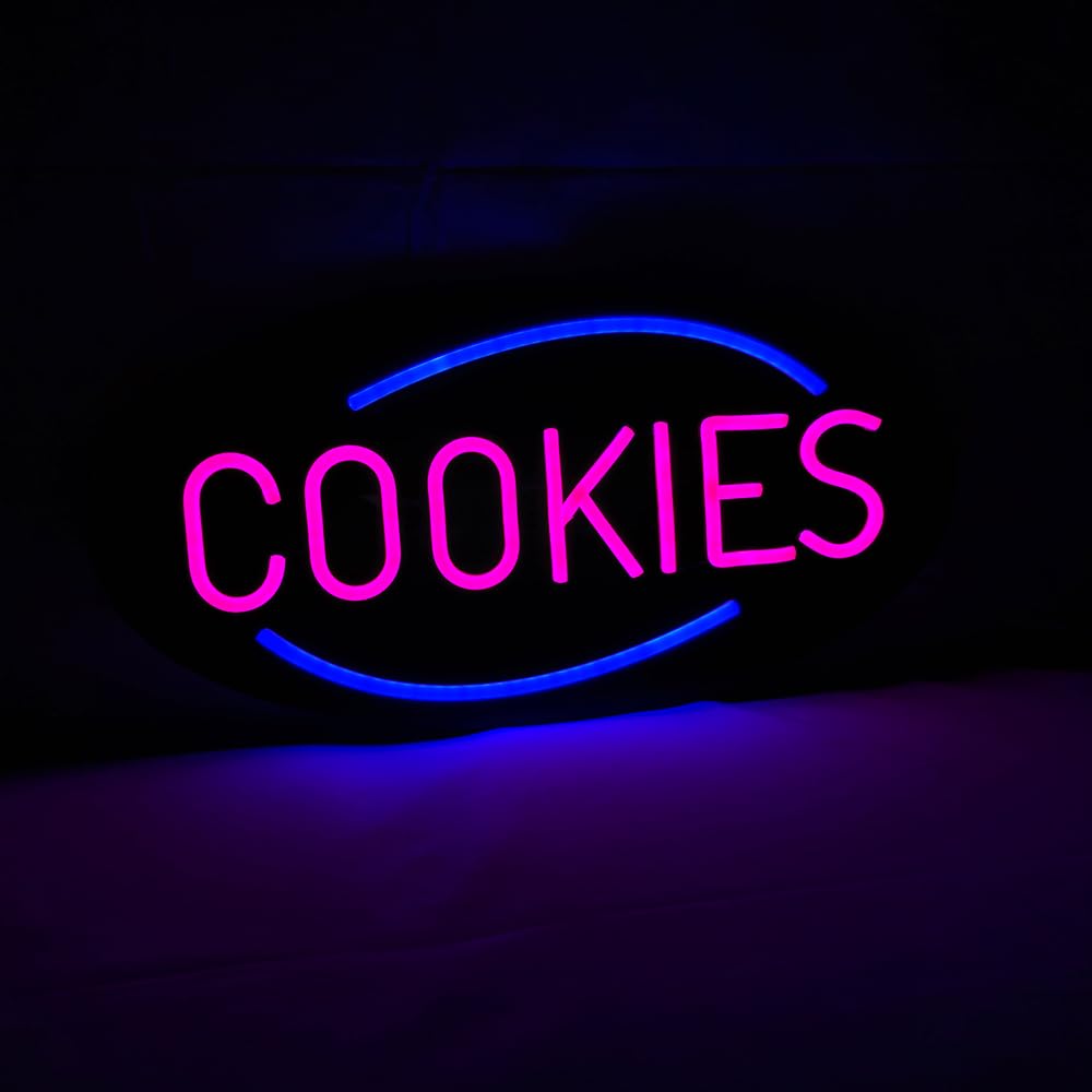 LED Cookies Neon Sign, 18"x9"