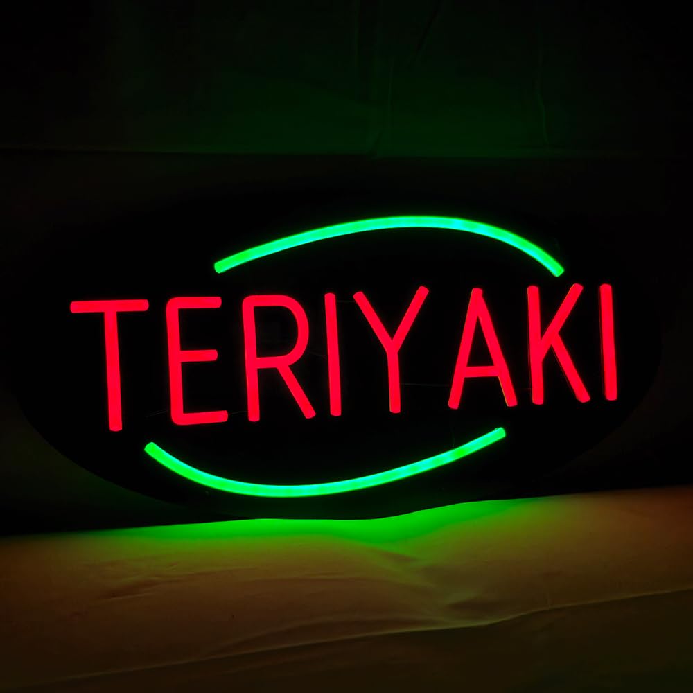 LED Teriyaki Neon Sign