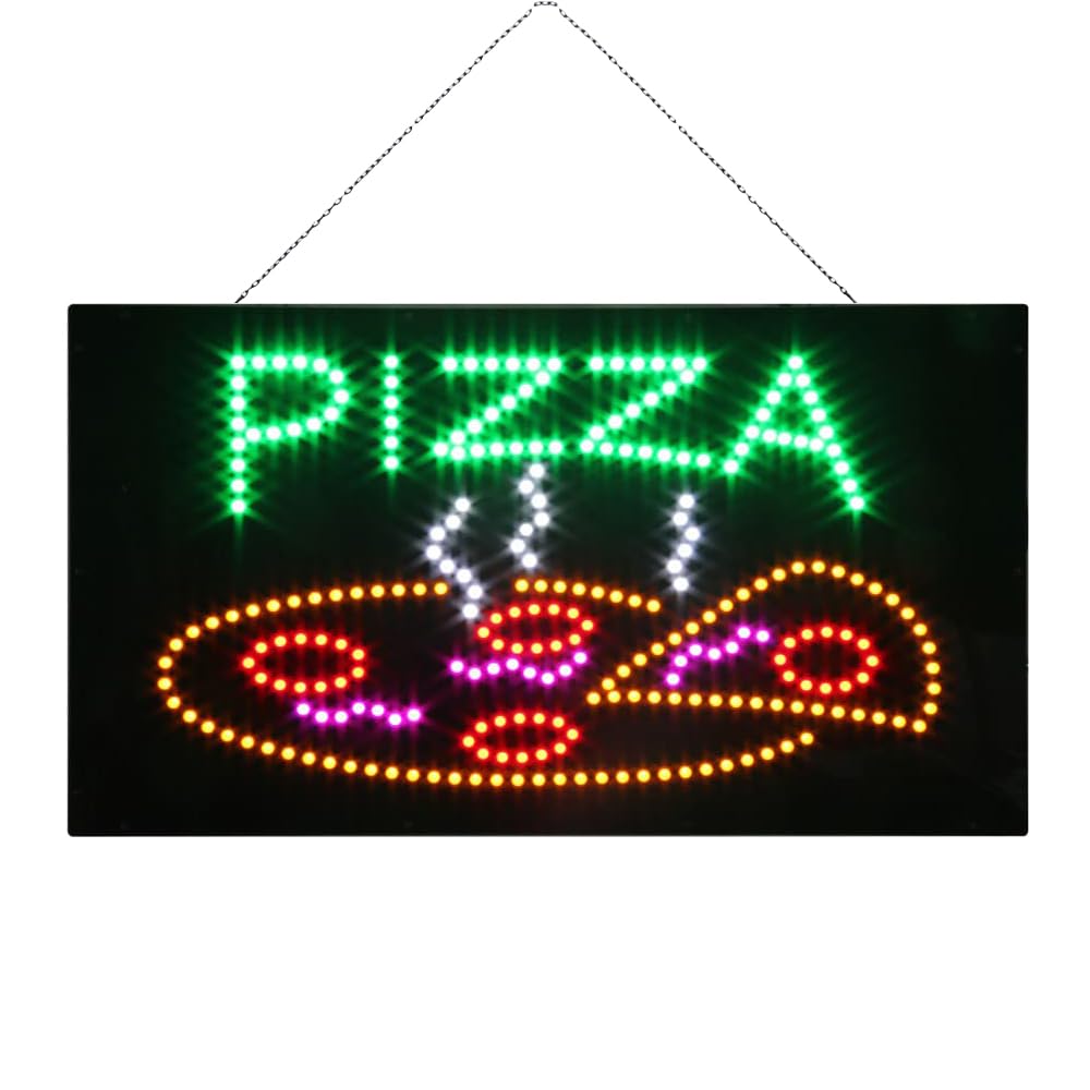 Pizza Led Sign, 31"x17"