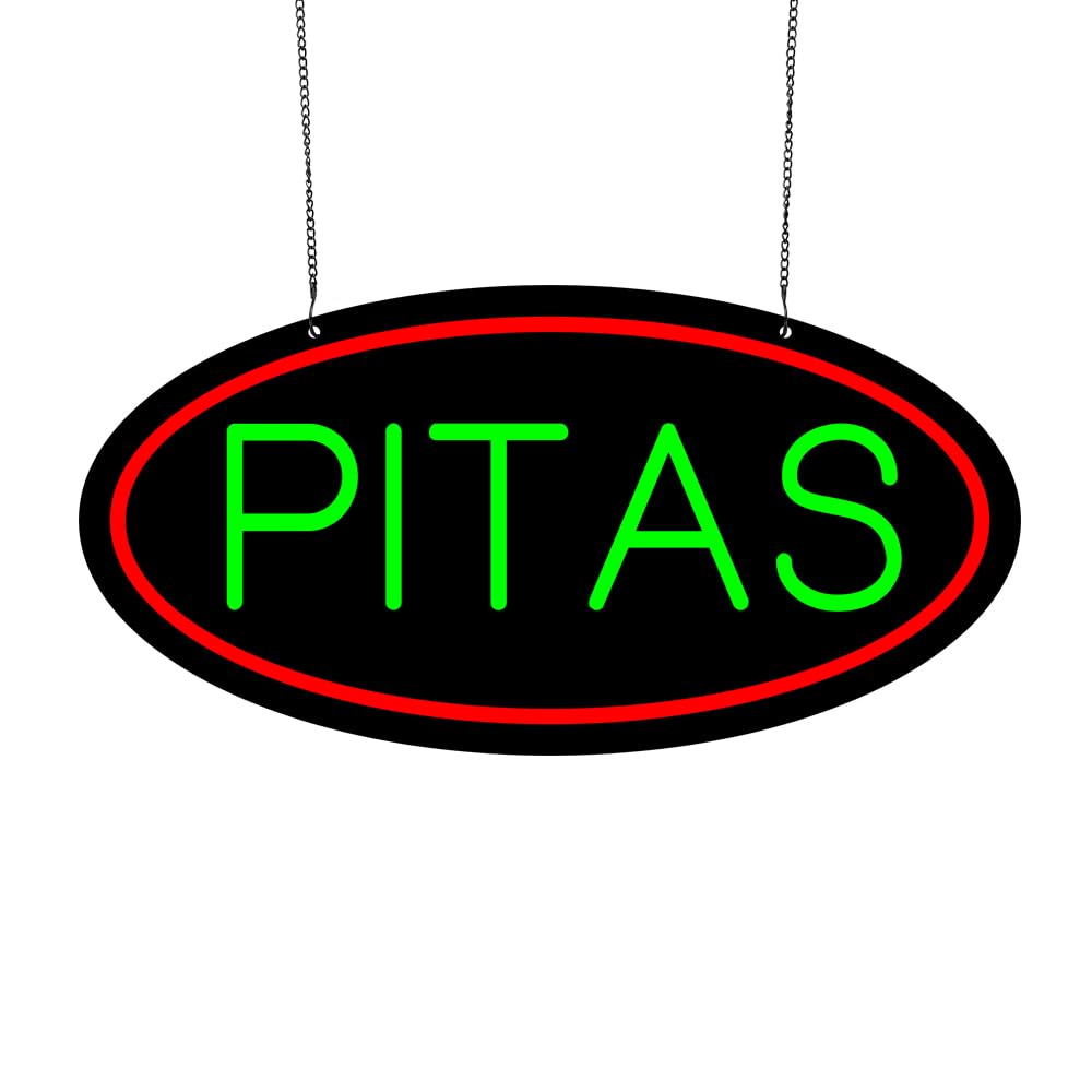 LED Pitas Neon Sign, 16"x8"