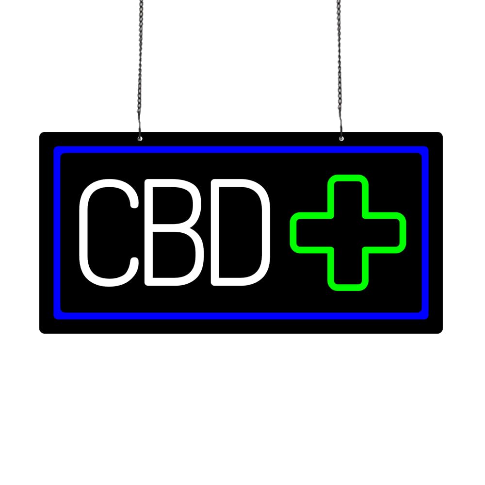 LED CBD Neon Sign, 20"x10"