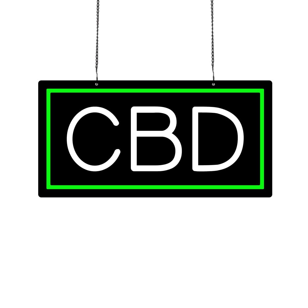 Led CBD Neon Sign, 16"x8"
