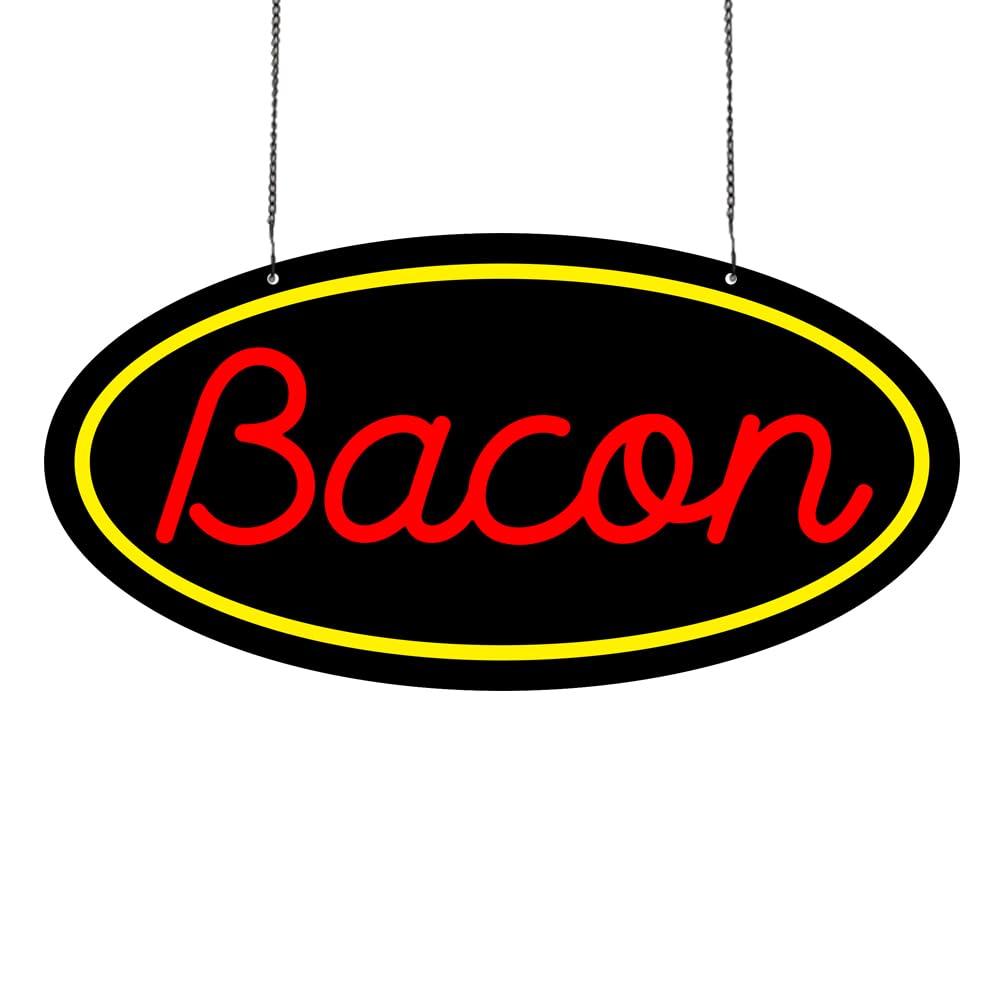 Led Bacon Neon Sign, 16"x8"