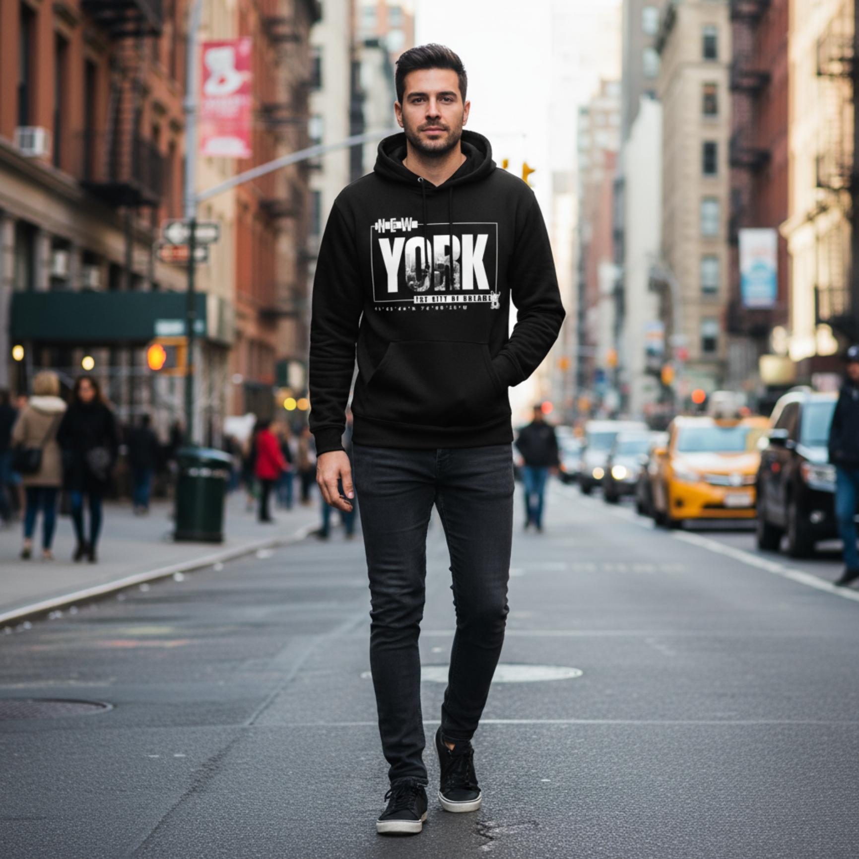 Sweat à capuche New York