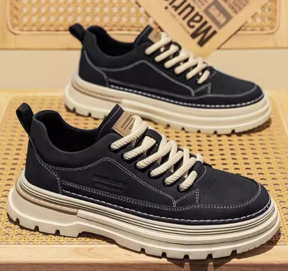 Chunky Black Sneakers