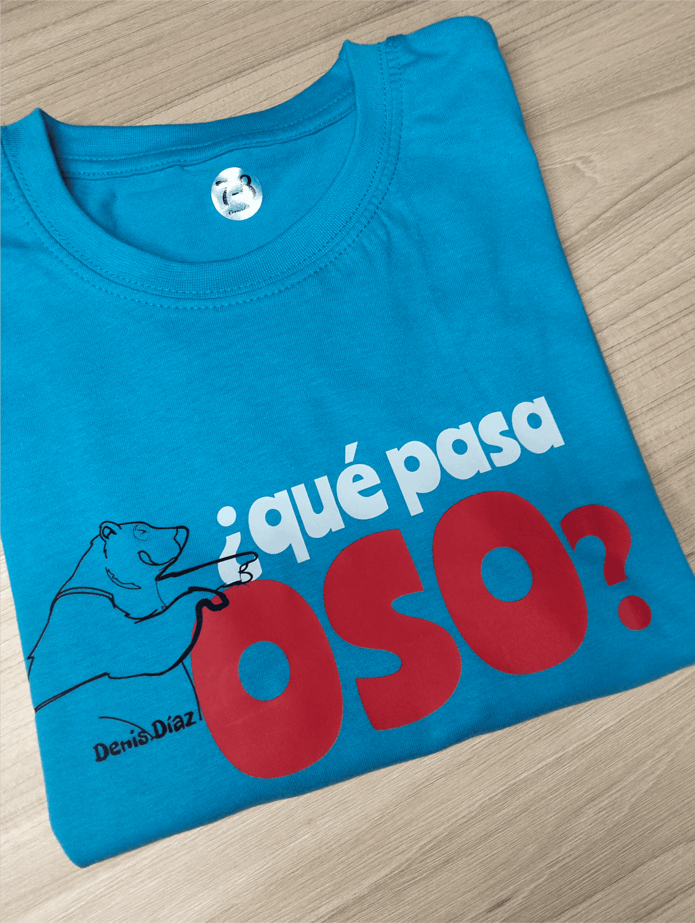 Camiseta Azul Oso Niño