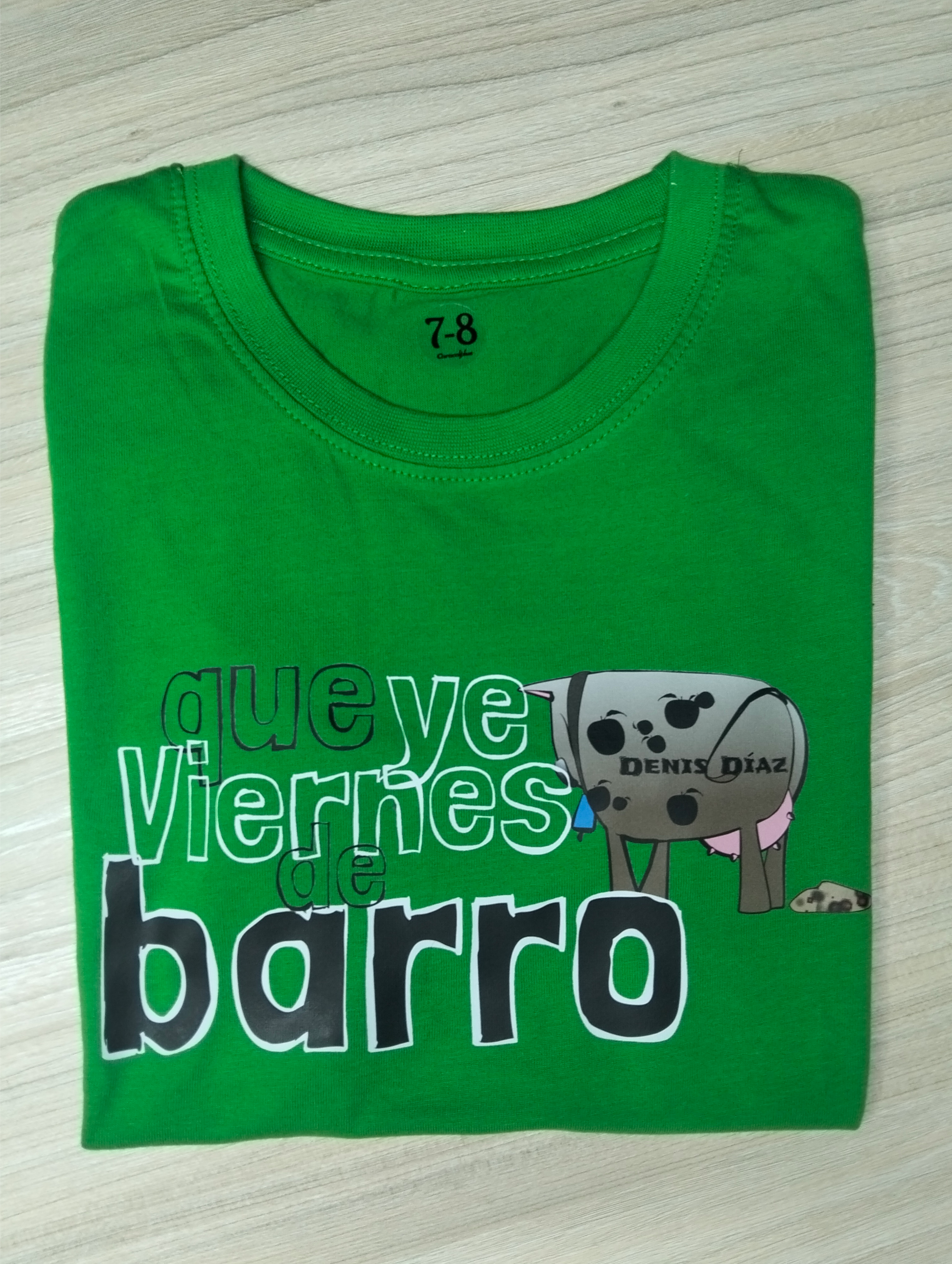 Camiseta Verde Viernes de Barro Niño