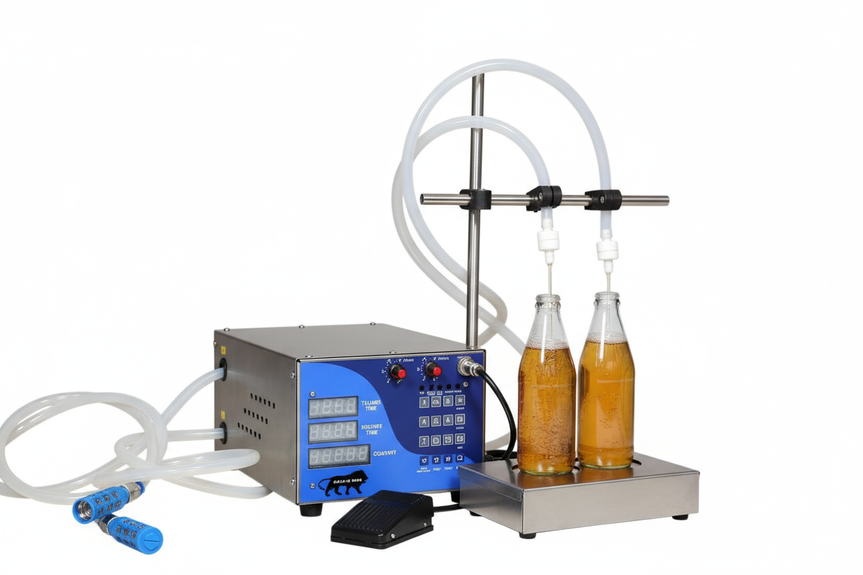 Made In India. Double Head 8 Litre per minute Automatic Liquid Filling Machine 