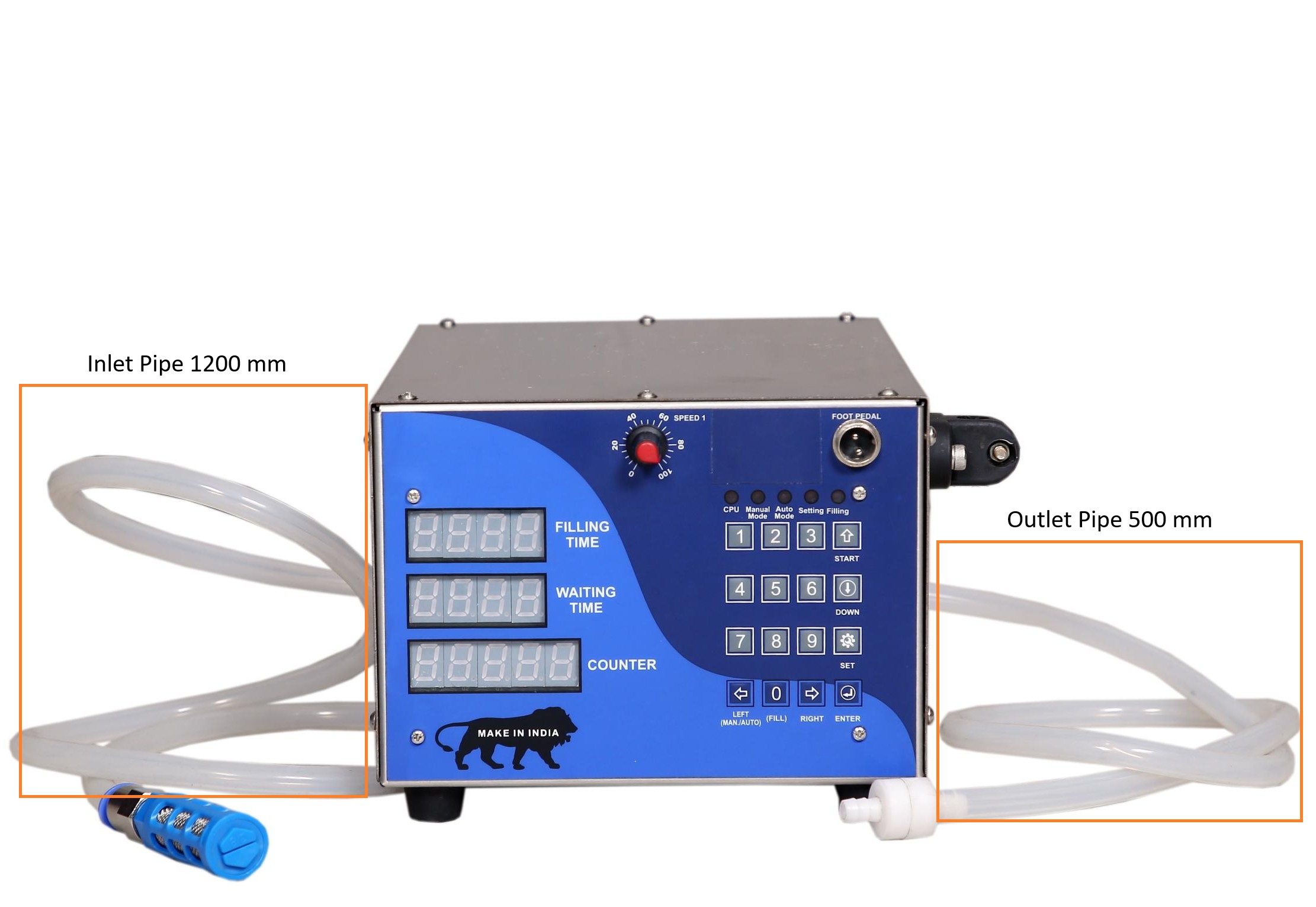 Silicone Tubing 2 nos (1200 mm + 500mm)