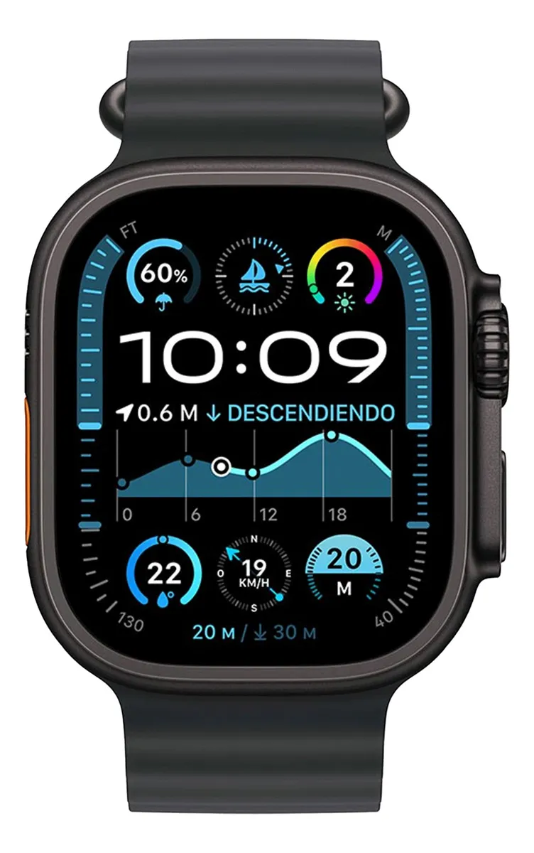 Apple Watch Ultra 2 Gps + Cellular 49mm/negro - Correa Ocean