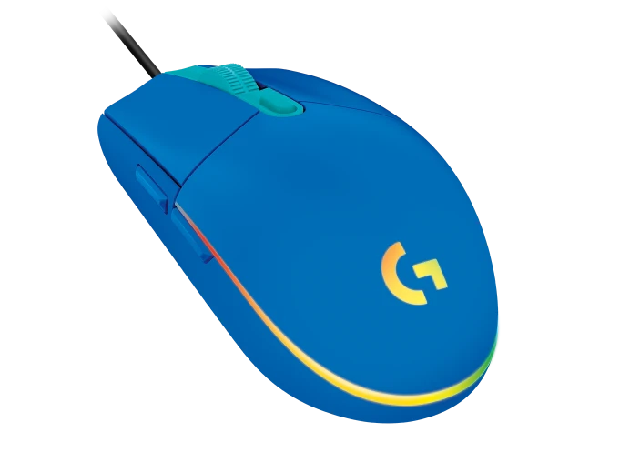 MOUSE LOGITECH G203 GAMING LIGHTSYNC BLUE