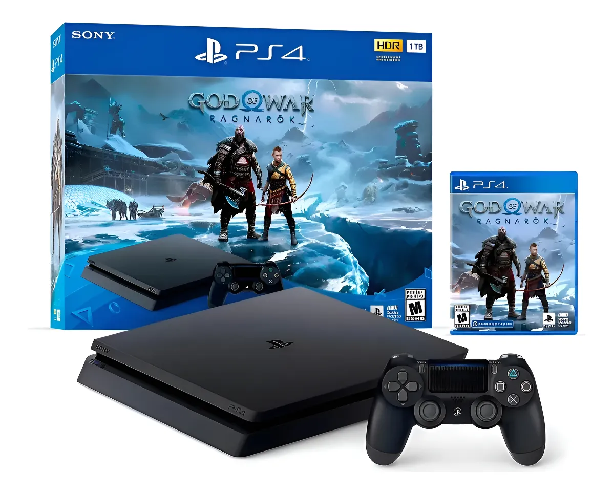 PS4 SLIM 1TB GOD OF WAR